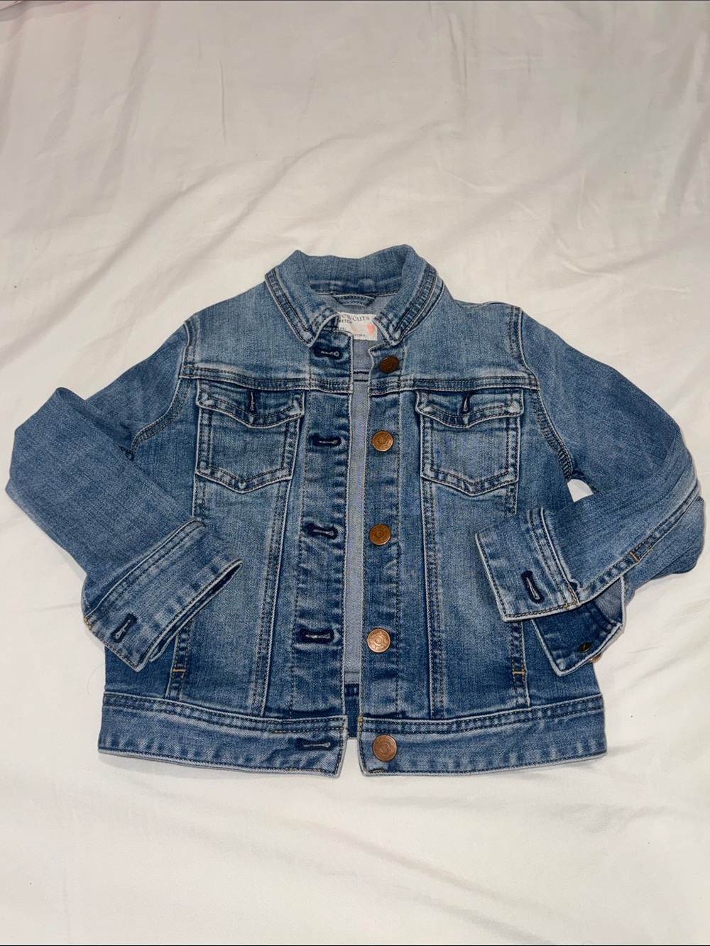 Crewcuts Girls' Light Blue Denim Jean Jacket